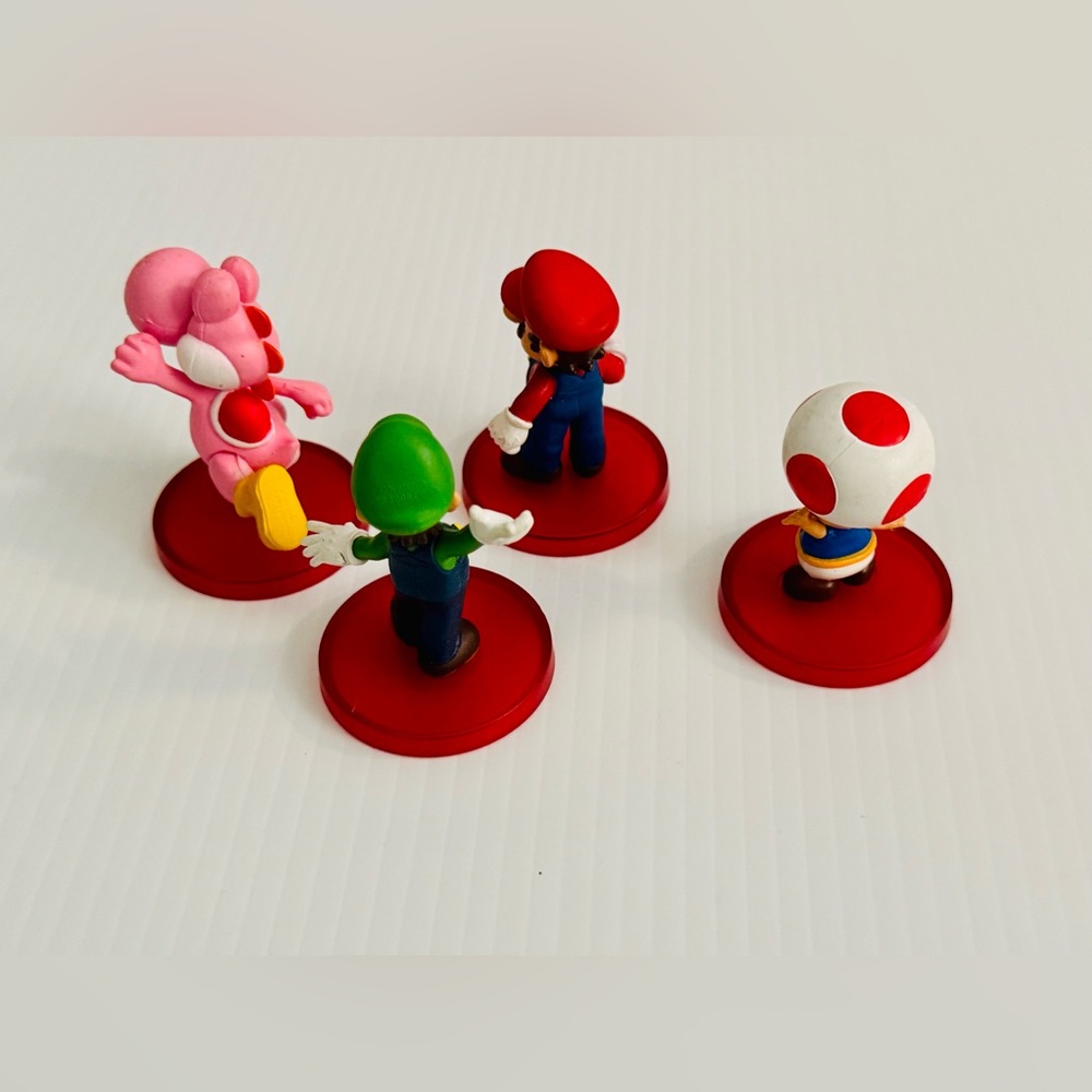 Super Mario Character Figurine Set 4 Nintendo - Picture 2 of 2